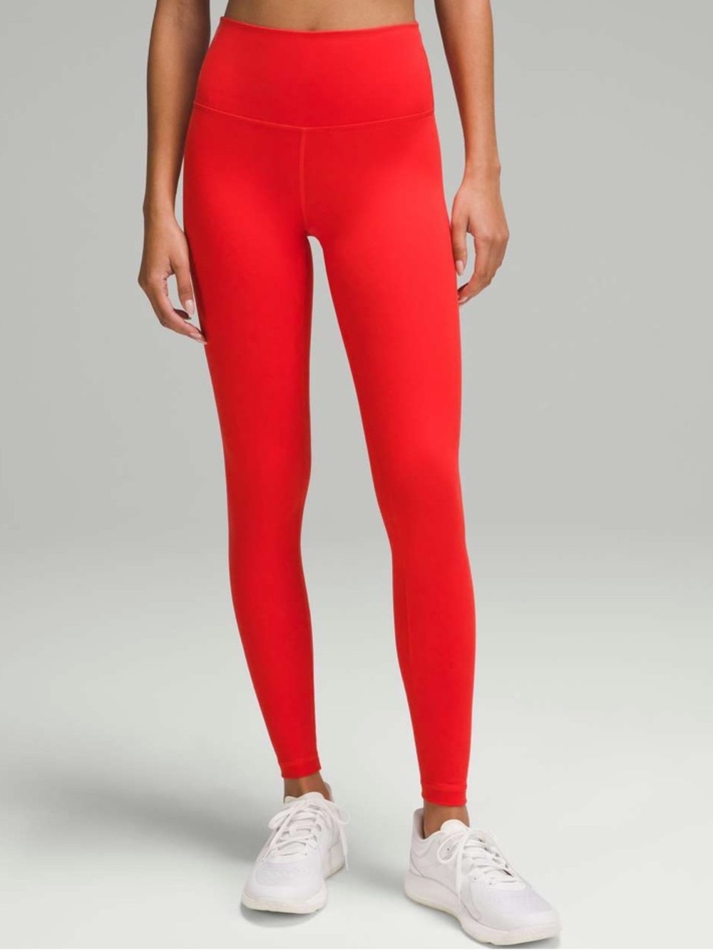 Lululemon Wunder Train High Rise Leggings In Hot Heat